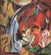 Franz Marc The Waterfall (mk34) oil painting reproduction